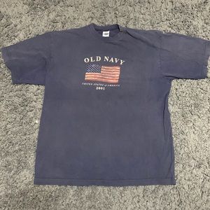 Vintage Old Navy flag shirt